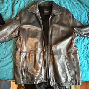 Andrew Marc ( New York) SOFT Leather Jacket with removable fleece vest